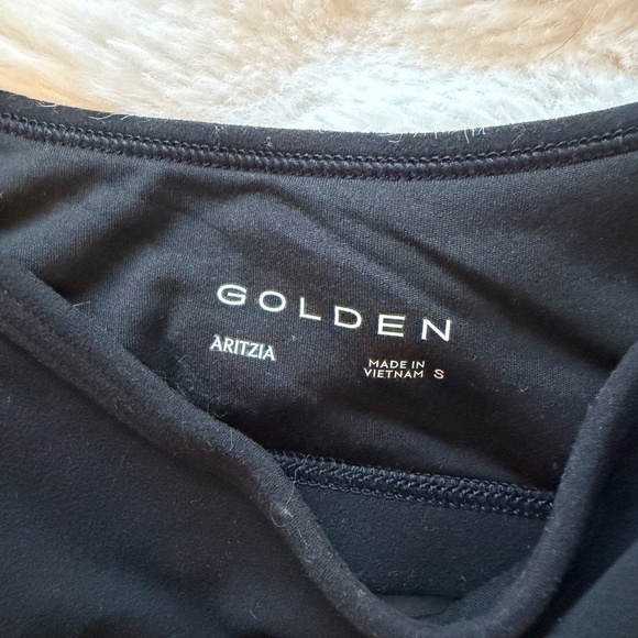 Golden TNA Aritzia Size Small Black Sports Bra - Picture 4 of 4
